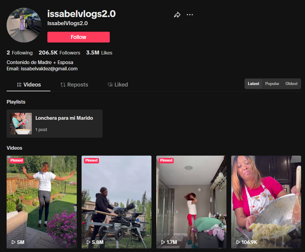 tiktok issabelvlogs